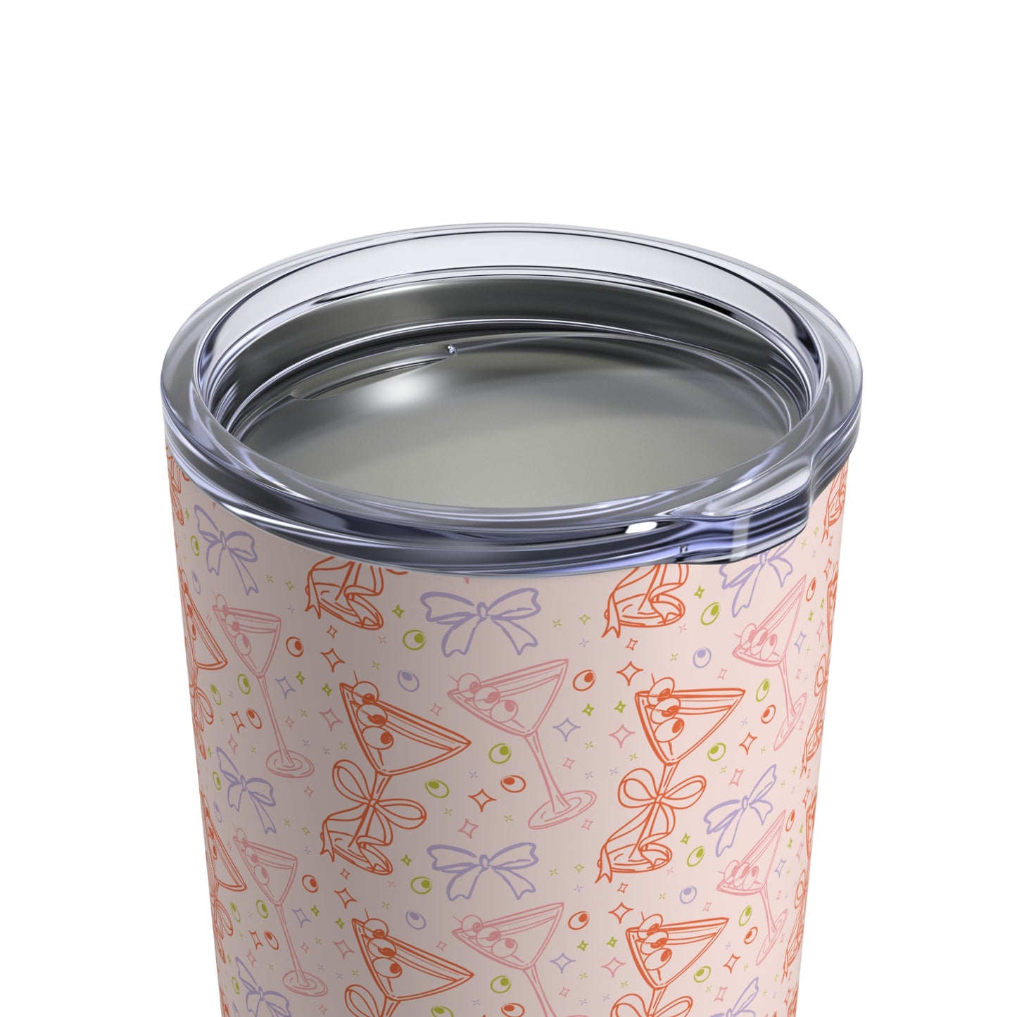 Chic Cocktail Tumbler - 10oz with Bow Design
