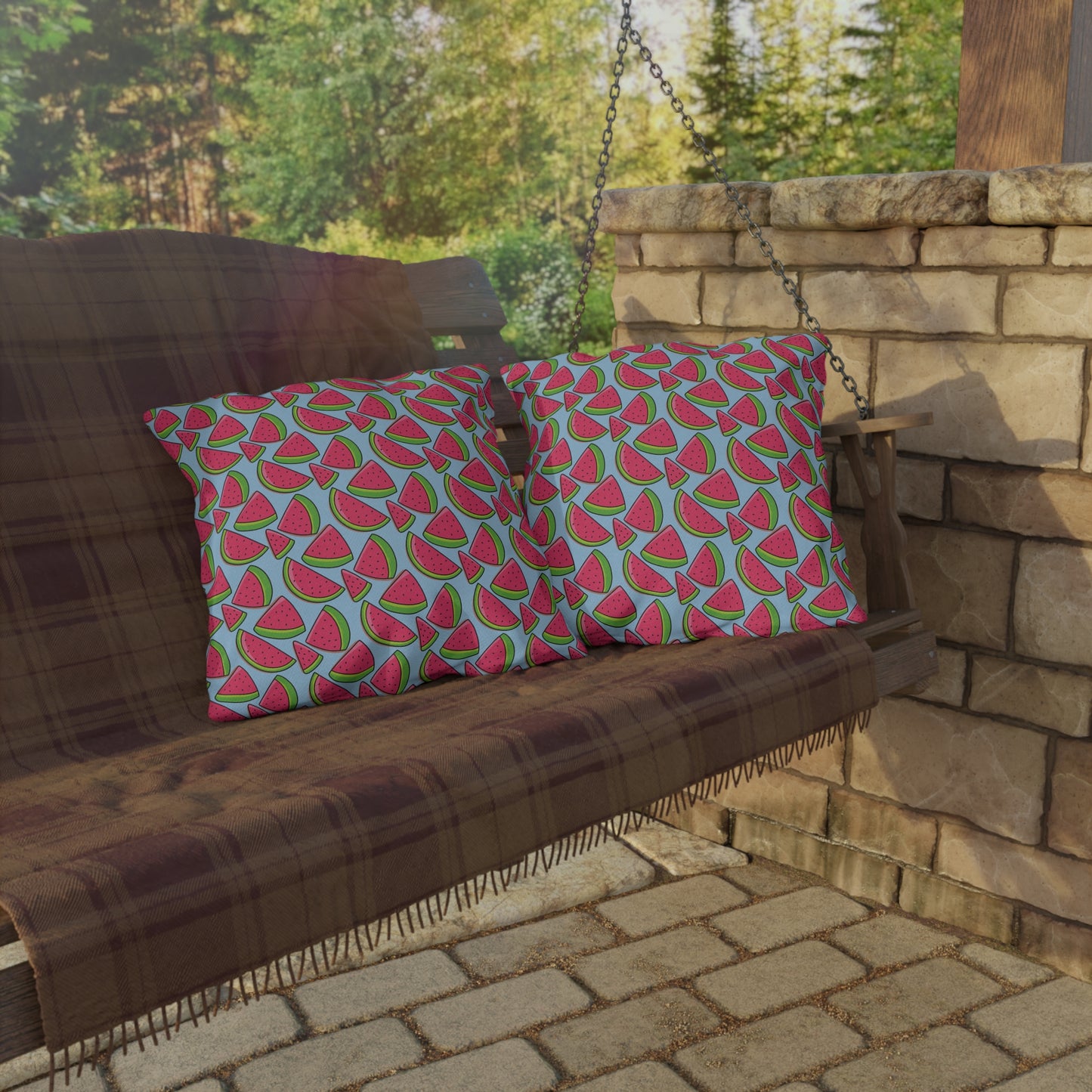 Summer Outdoor Pillows | Watermelon Pillow