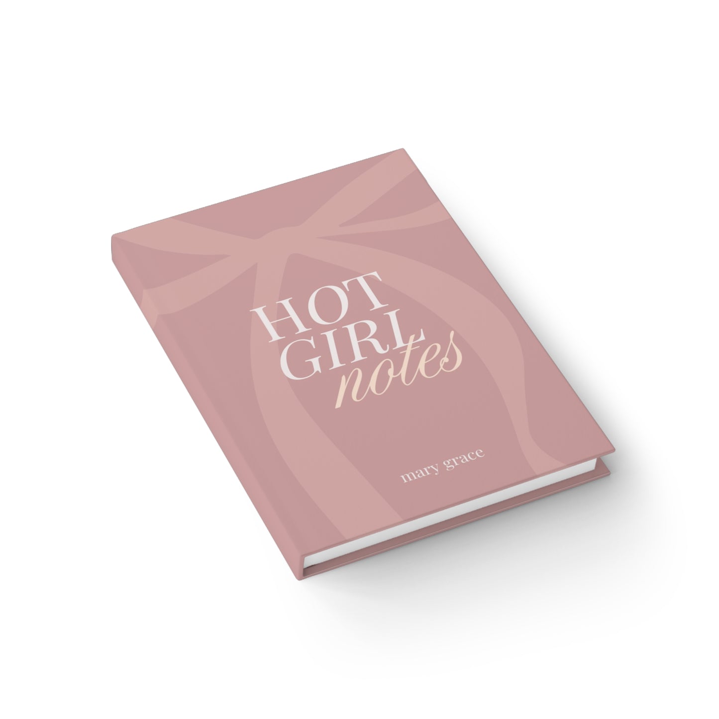 Hot Girl Notes | Customizable Hardcover Journal