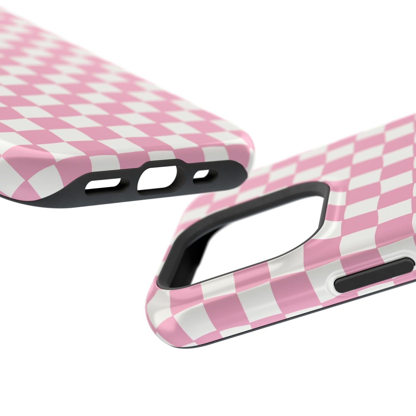 Retro Phone Case for iPhone | Pink Checkered Phone Case