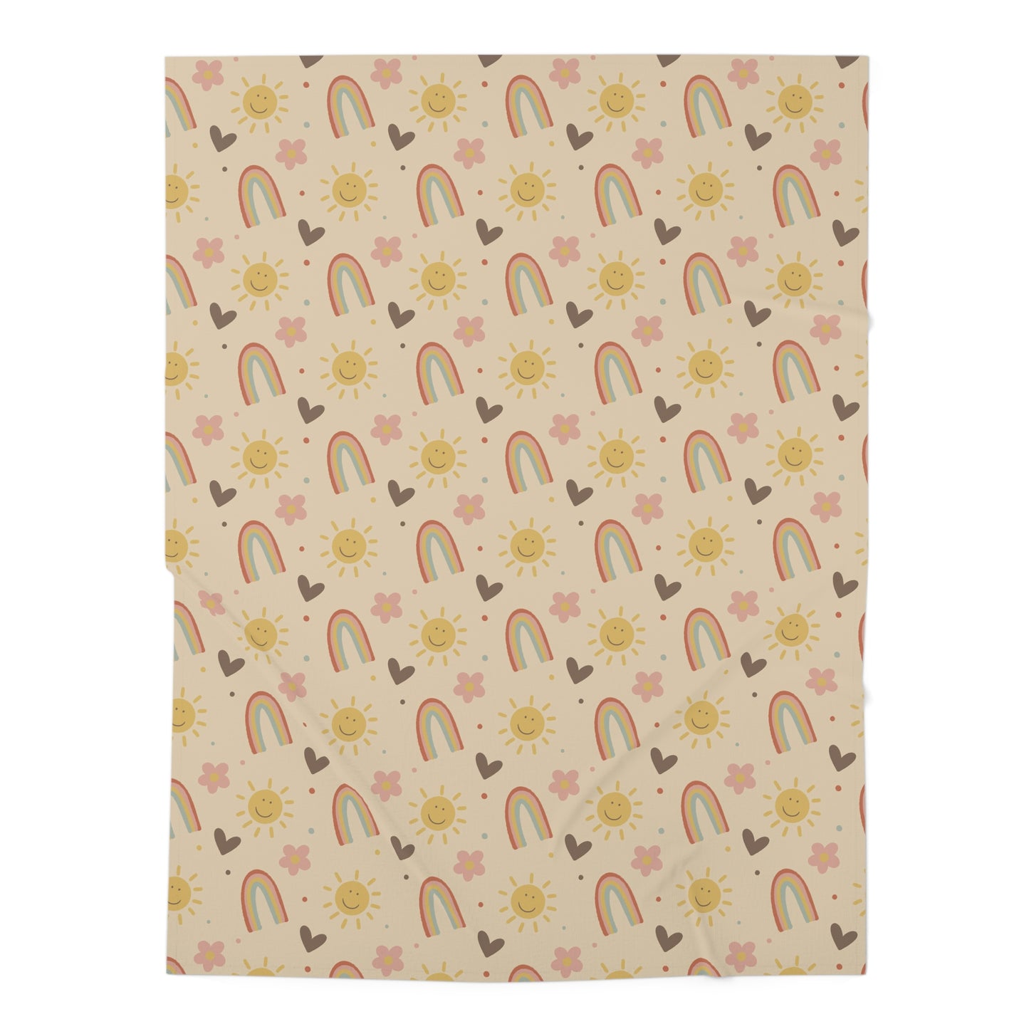 Boho Rainbow Snuggles - Baby Swaddle Blanket | Boho Rainbow Nursery Decor