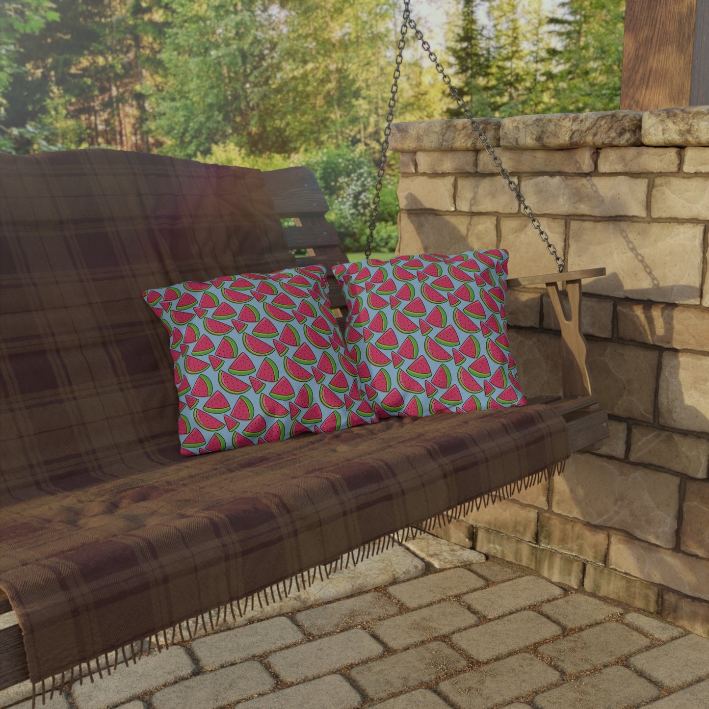 Summer Outdoor Pillows | Watermelon Pillow
