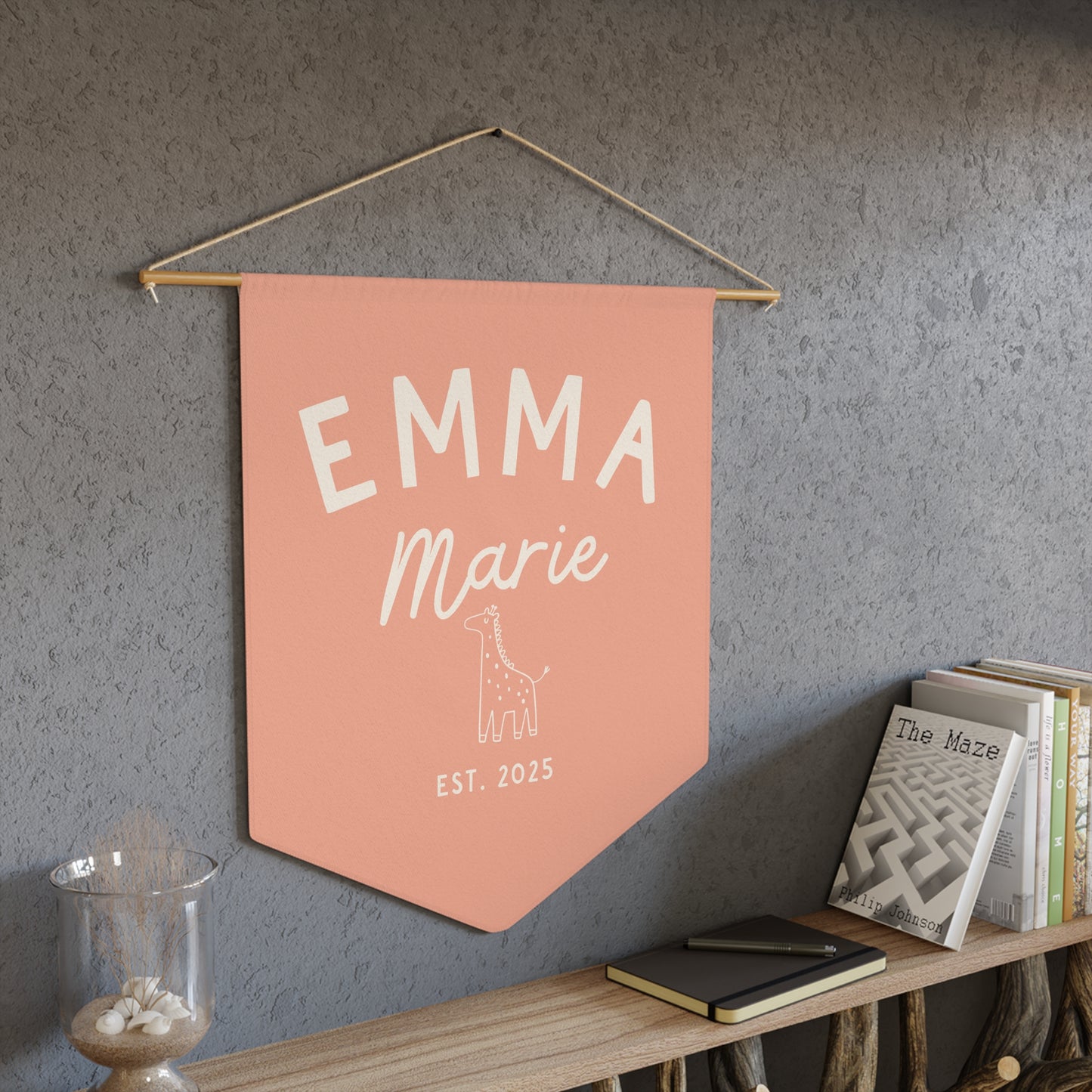 Personalized Baby Name Sign for Nursery – Boho Chic Nursery Decor