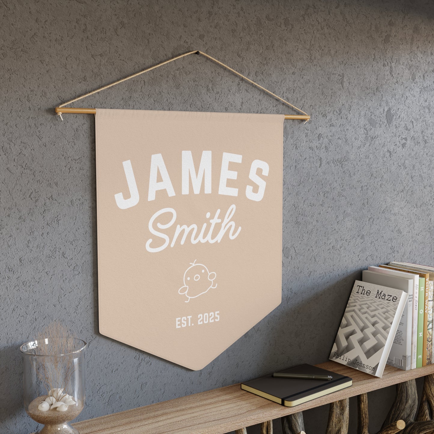 Personalized Baby Name Sign for Nursery – Boho Chic Nursery Decor