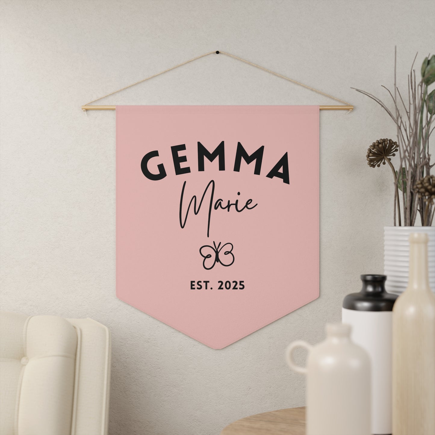 Personalized Baby Name Sign for Nursery – Boho Chic Nursery Decor