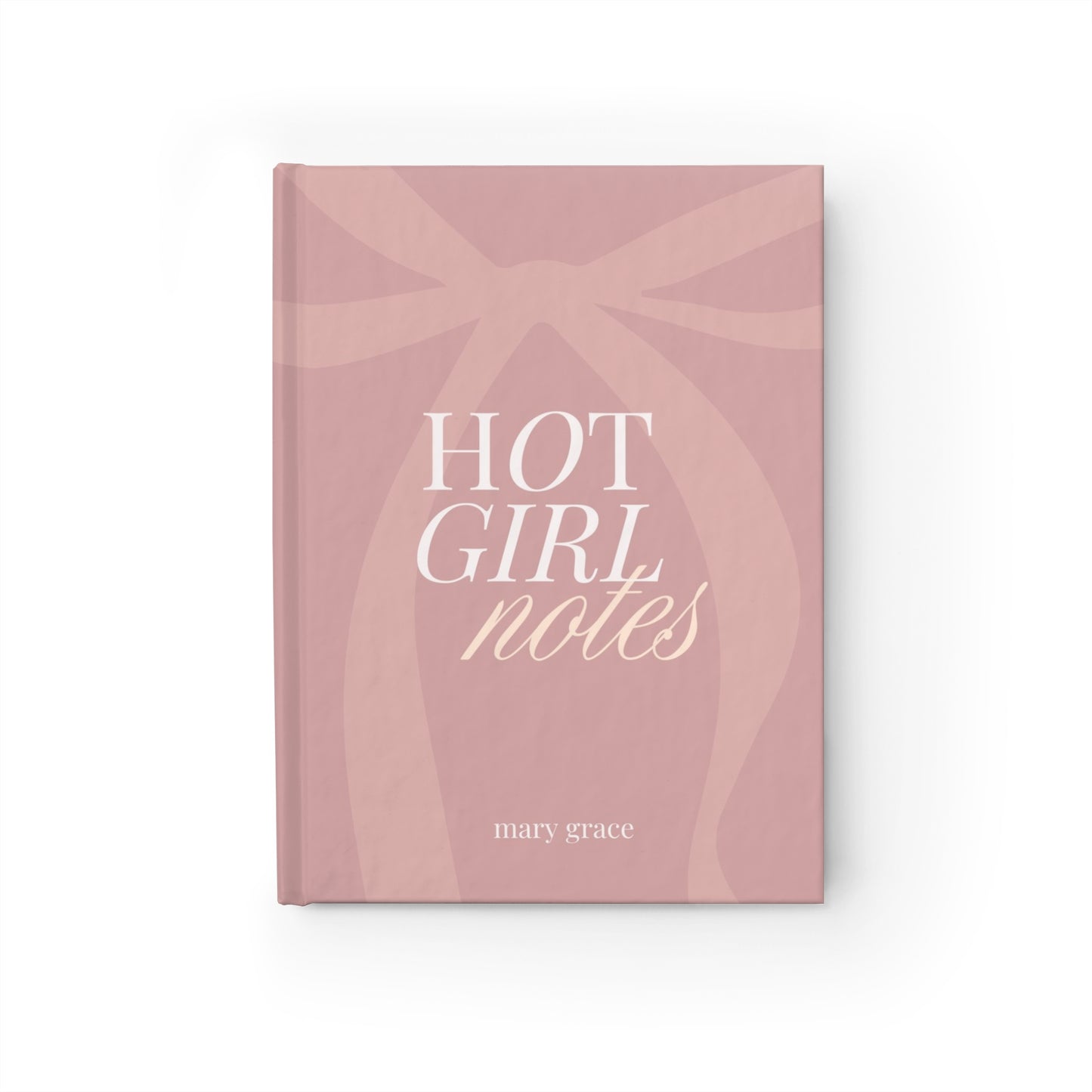 Hot Girl Notes | Customizable Hardcover Journal