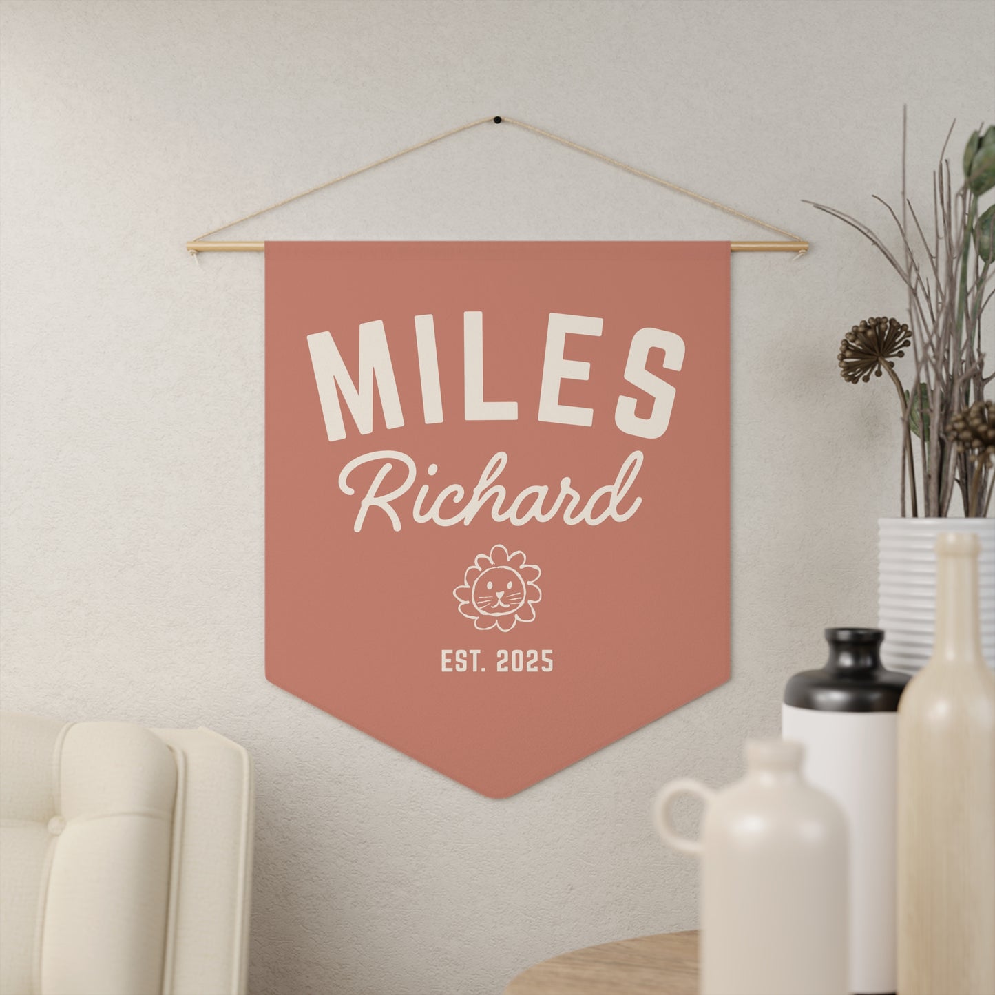 Personalized Baby Name Sign for Nursery – Boho Chic Nursery Decor