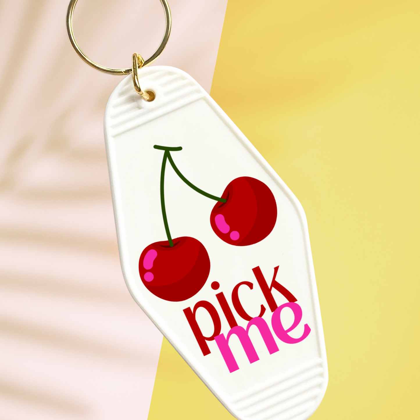 Cherry Keychain | Retro Motel Keychain