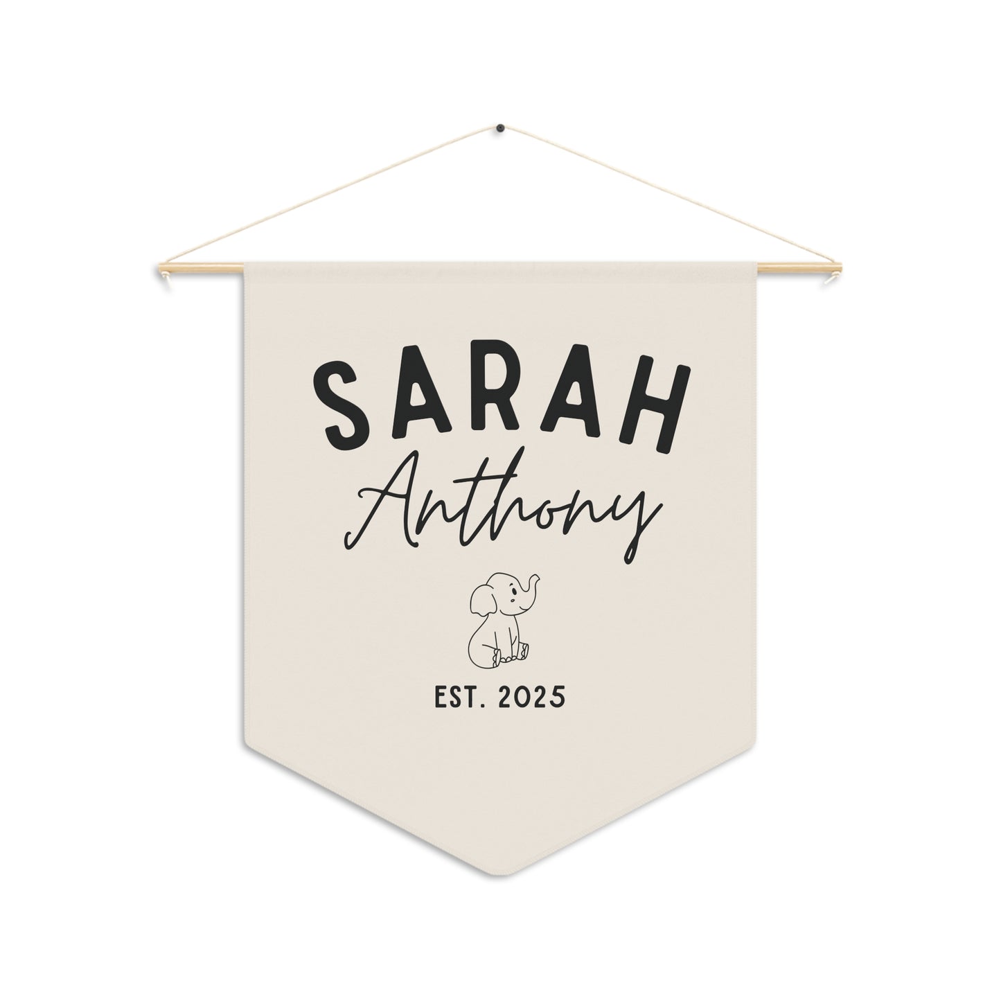 Personalized Baby Name Sign for Nursery – Boho Chic Nursery Decor