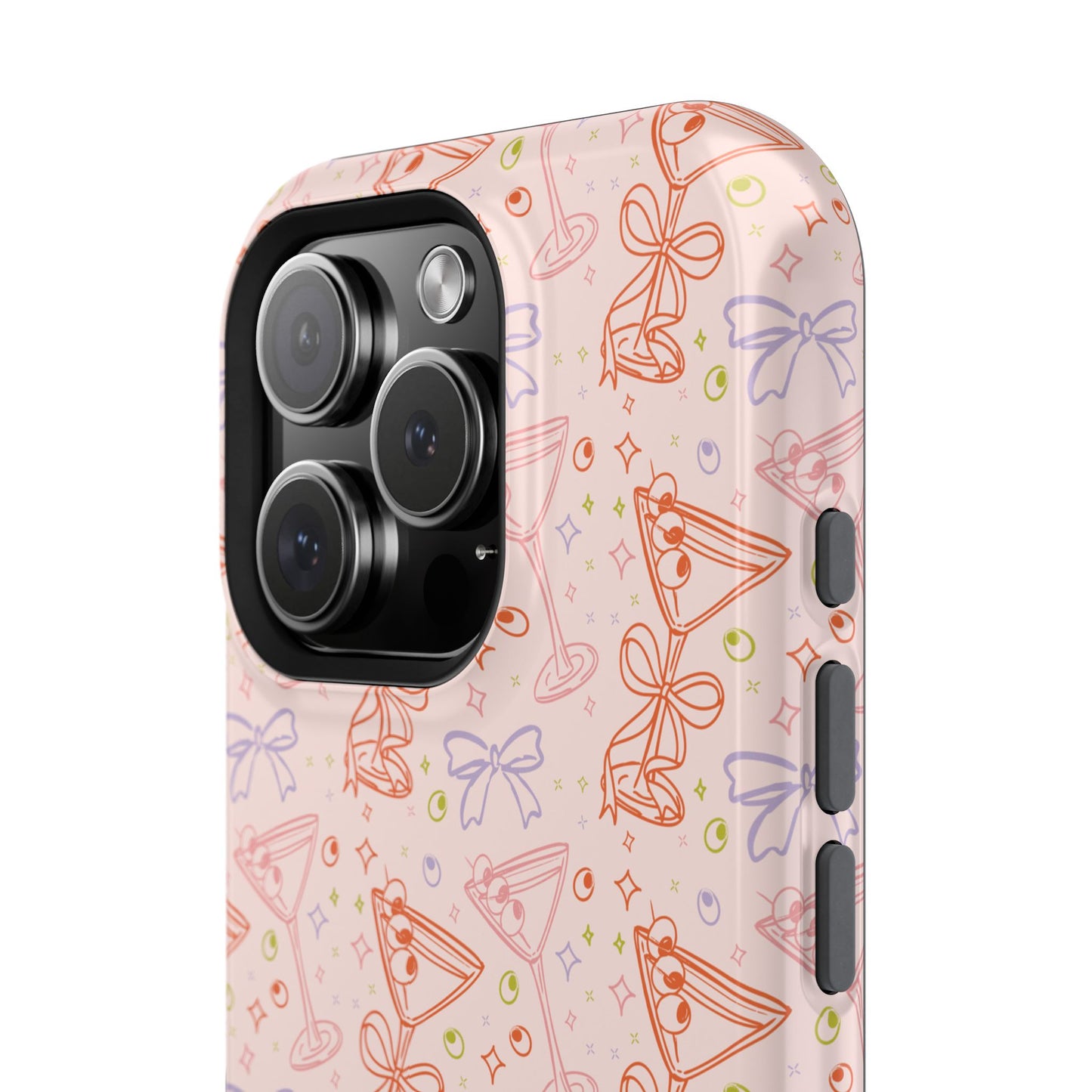 Pink Martini & Bow MagSafe® Phone Case – Fun, Flirty & Protective