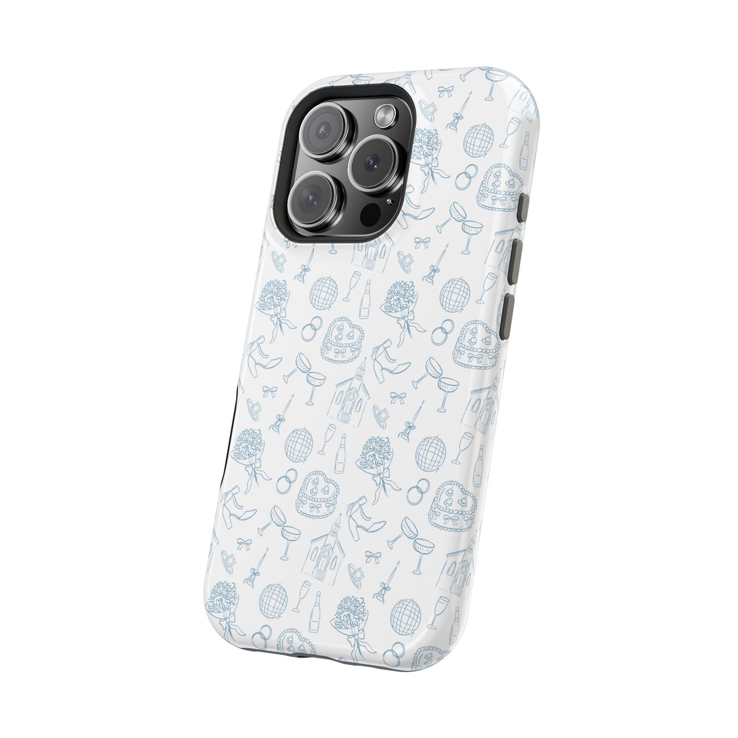 Bridal Doodle MagSafe® Phone Case – Whimsical, Elegant & Wedding-Ready
