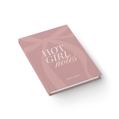 Hot Girl Notes | Customizable Hardcover Journal