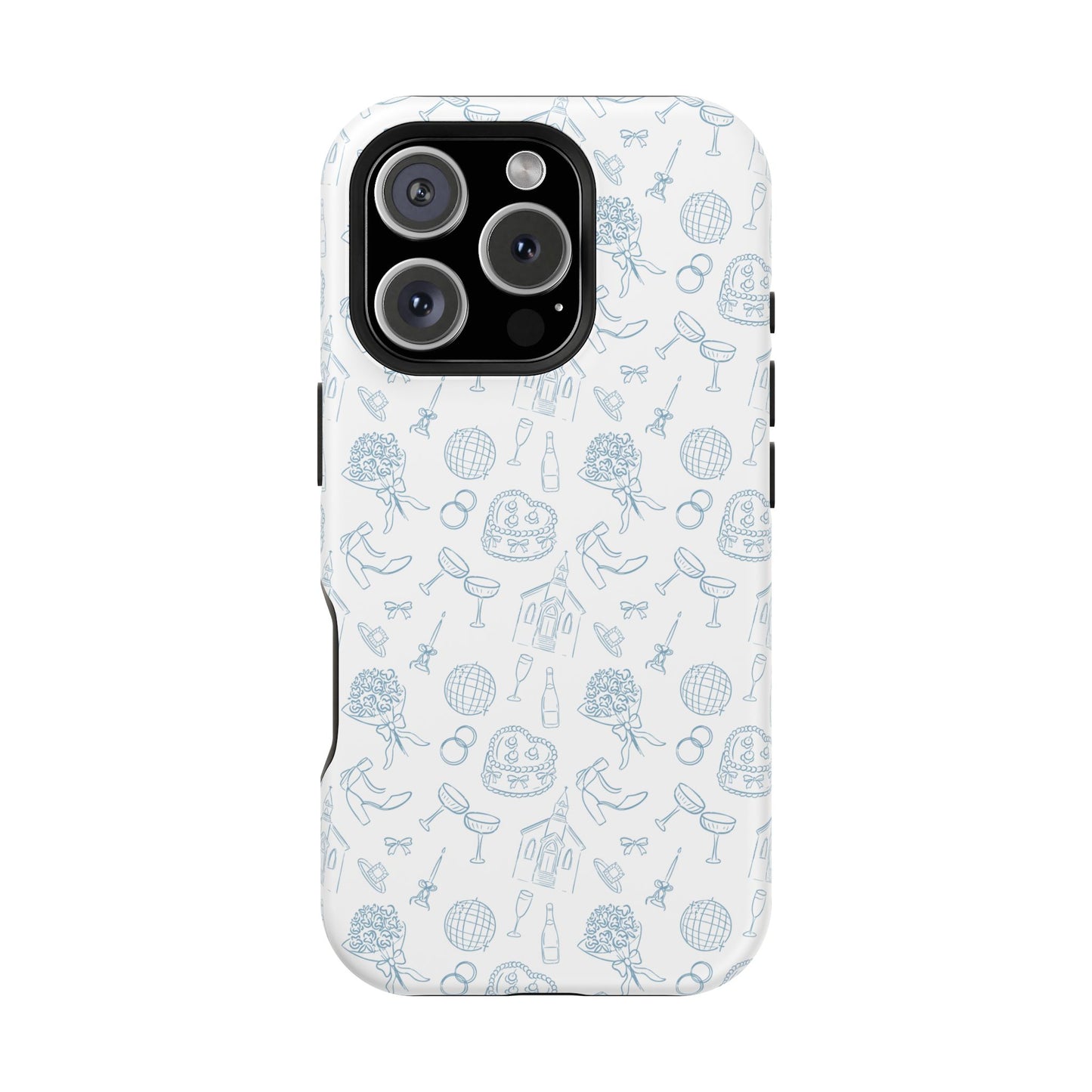 Bridal Doodle MagSafe® Phone Case – Whimsical, Elegant & Wedding-Ready