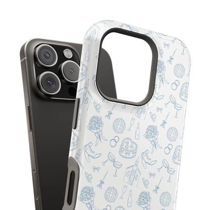 Bridal Doodle MagSafe® Phone Case – Whimsical, Elegant & Wedding-Ready