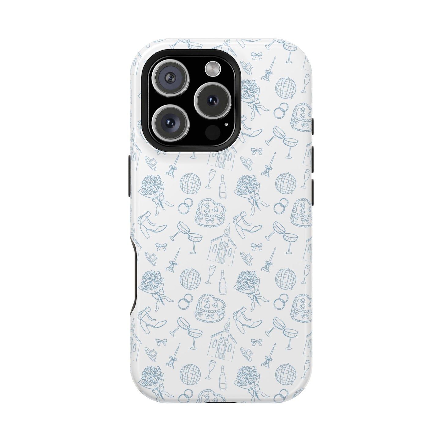 Bridal Doodle MagSafe® Phone Case – Whimsical, Elegant & Wedding-Ready