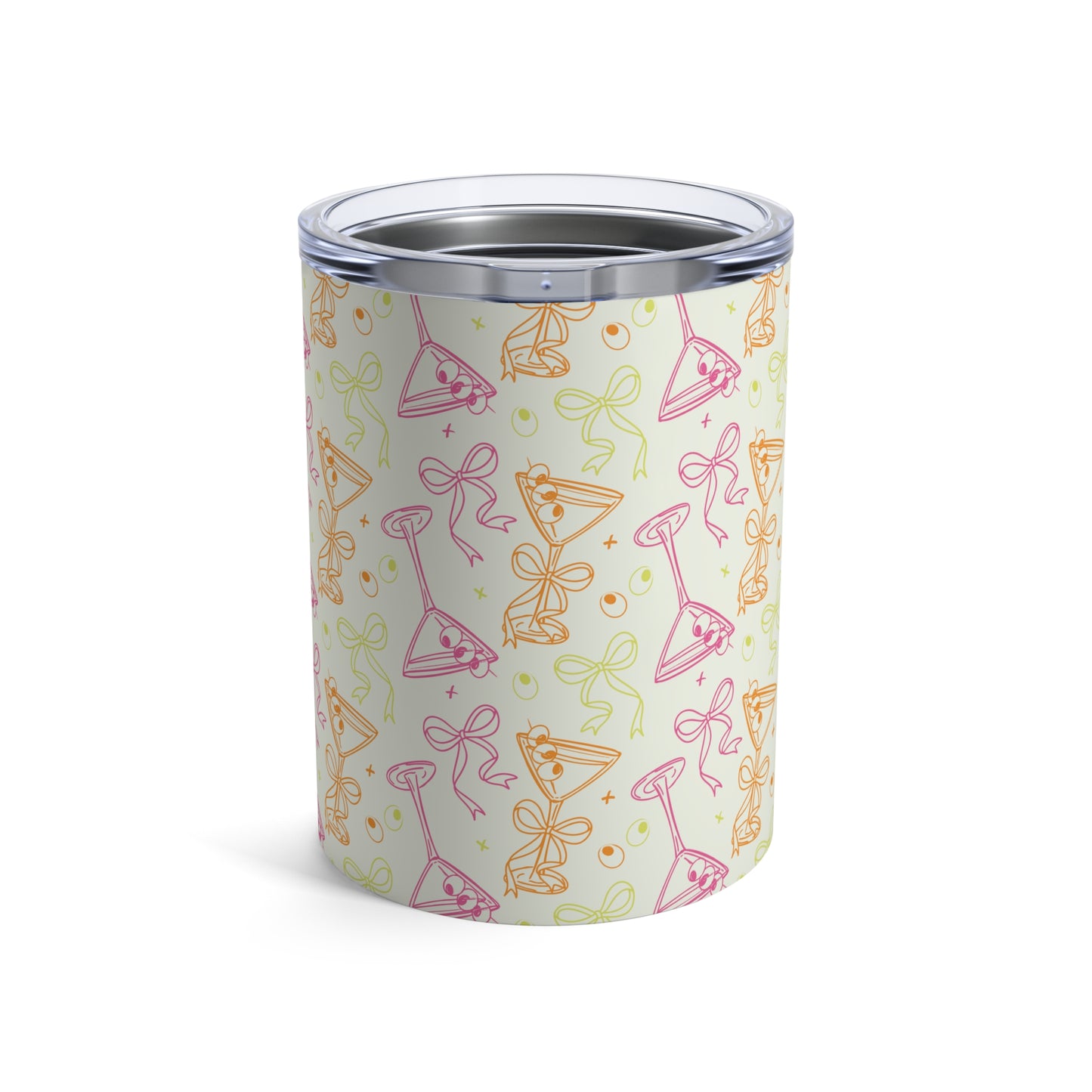 Chic Cocktail Tumbler - 10oz with Bow Design