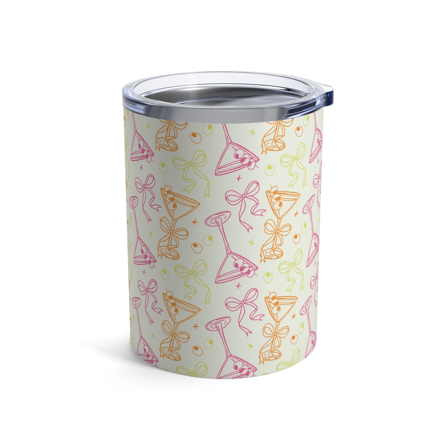Chic Cocktail Tumbler - 10oz with Bow Design