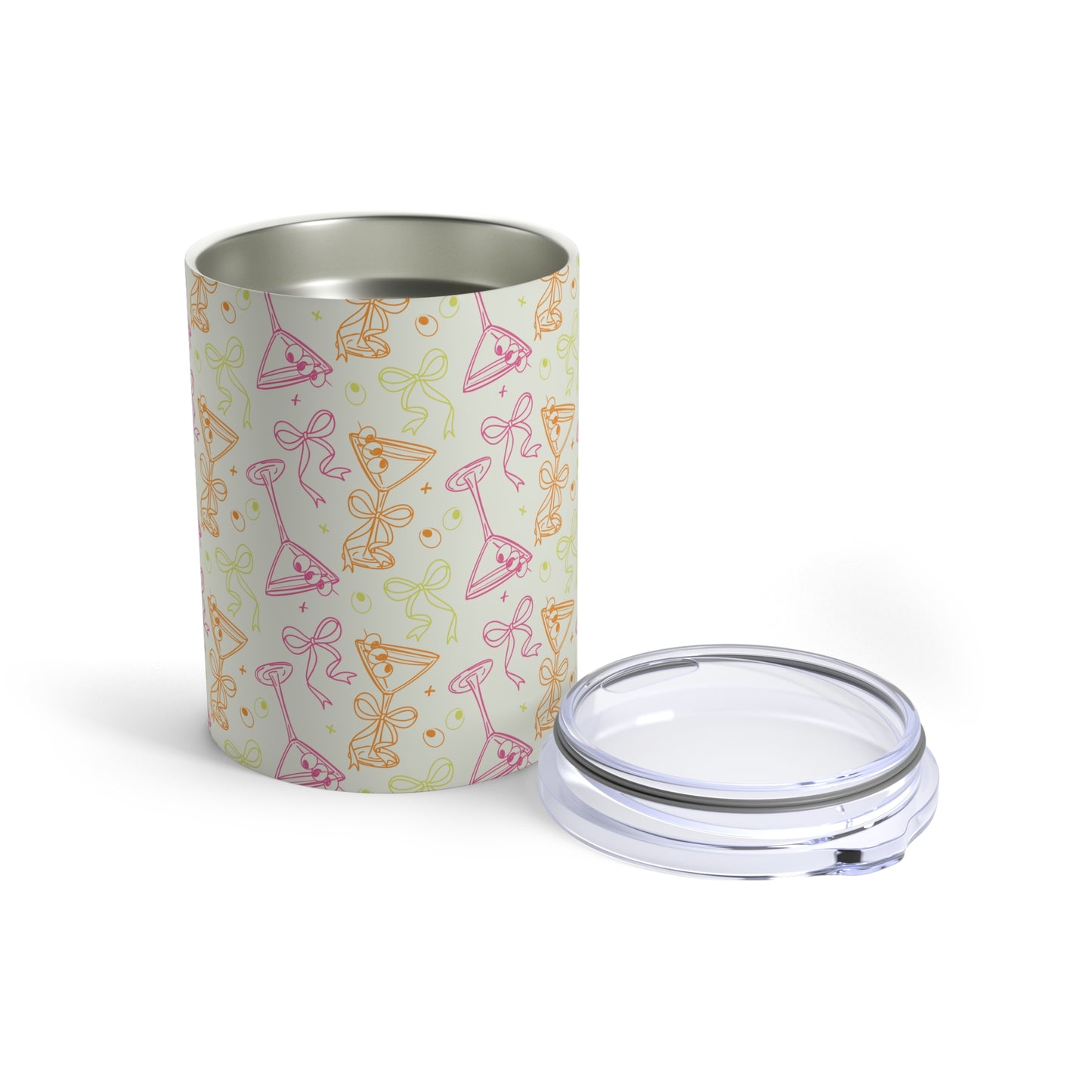 Chic Cocktail Tumbler - 10oz with Bow Design