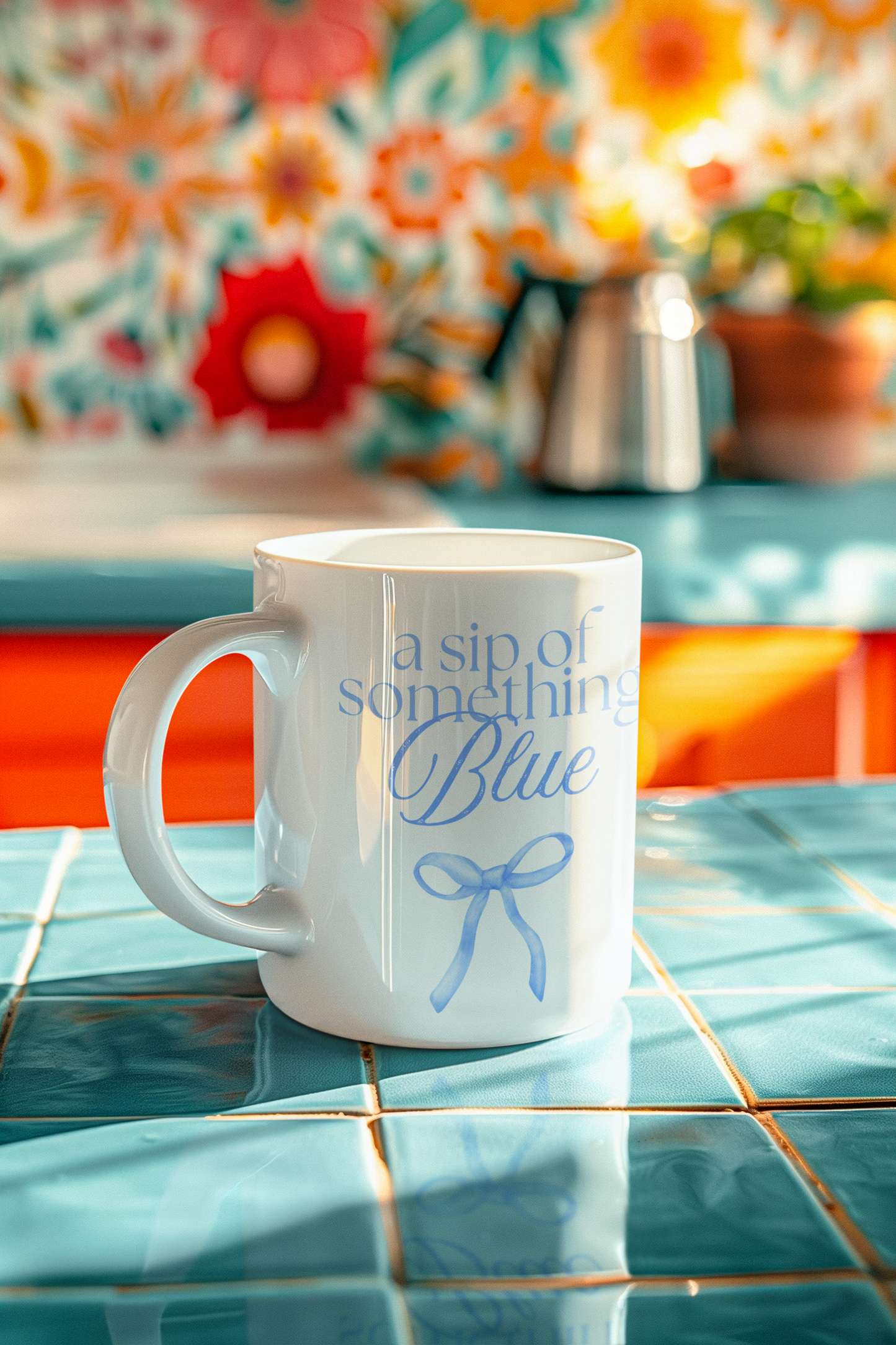 Sip of Something Blue Bridal Mug