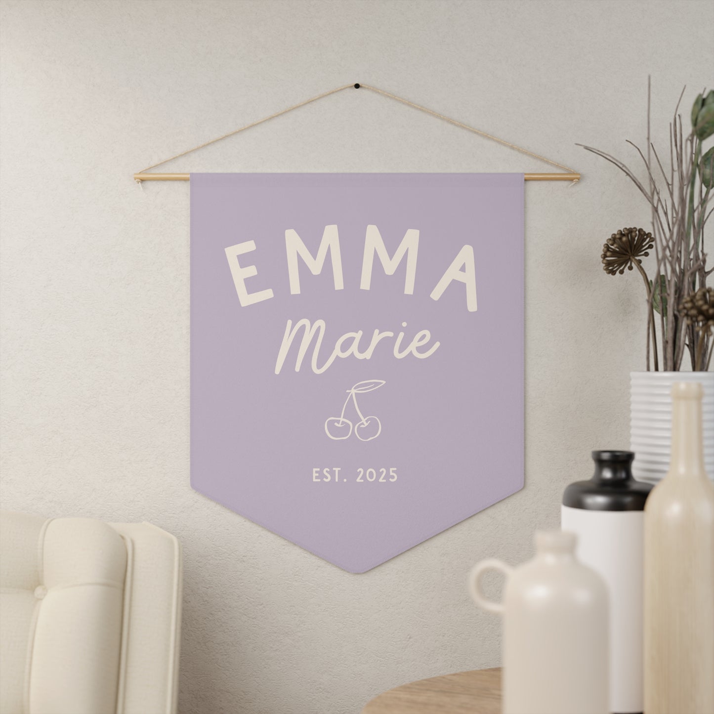Personalized Baby Name Sign for Nursery – Boho Chic Nursery Decor
