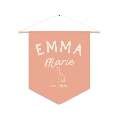 Personalized Baby Name Sign for Nursery – Boho Chic Nursery Decor